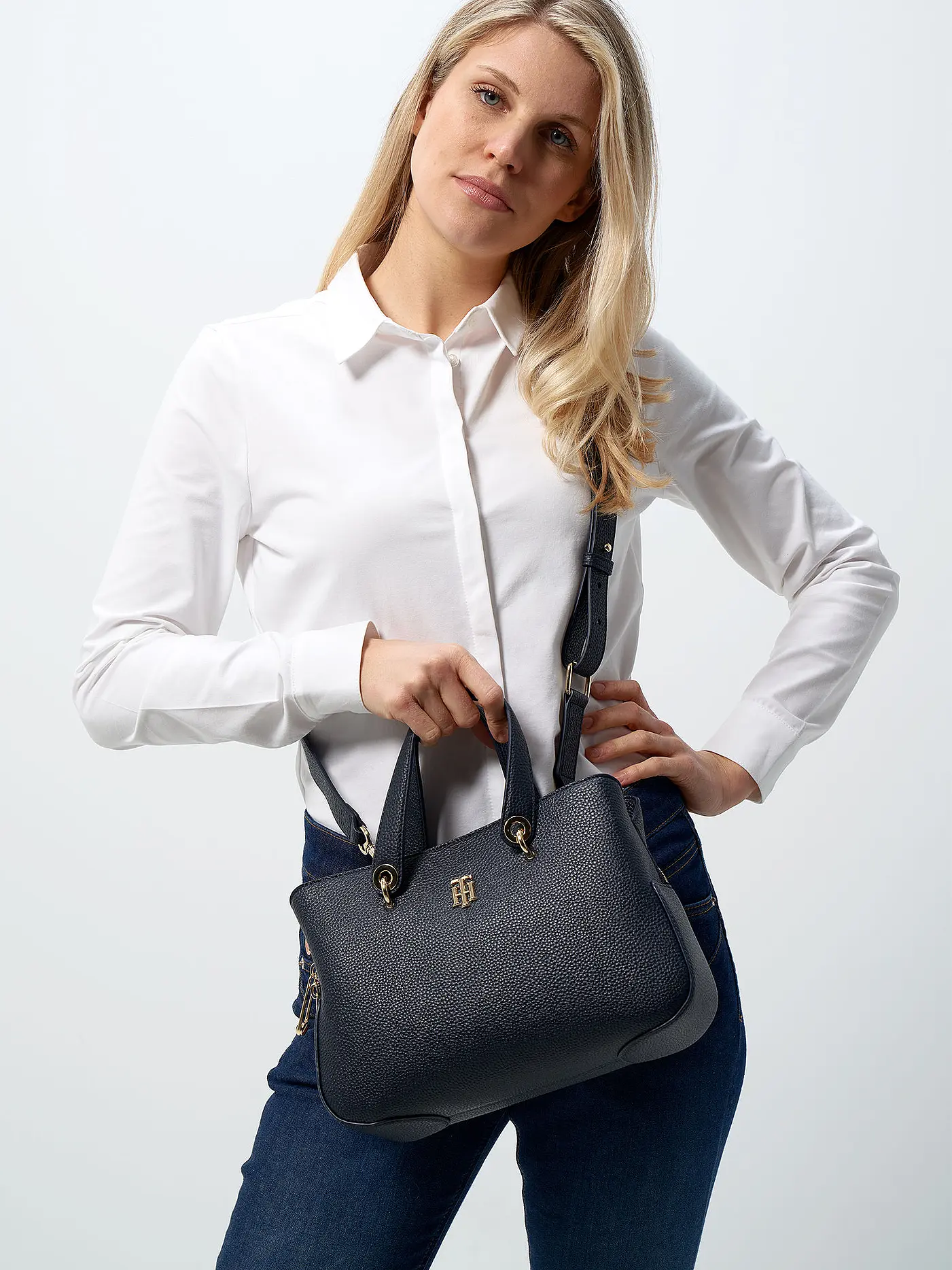 TOMMY HILFIGER | Tasche - Henkeltasche TH Element | blau